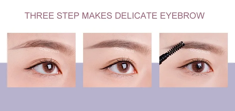 Pomada à Prova Natural de Dois Cosméticos com Escova Sobrancelha Tintura Dwaterproof Água ar Duradouro Tons Creme Matiz Maquiagem Gel 6 Cheap Realç. sobranc.