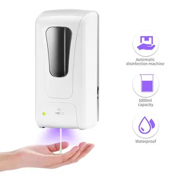 

Touchless Hand Disinfection Machine 1000ML Wall-Mounted Automatic Sensor Mist Spray Hand Disinfection For Home Bathroom