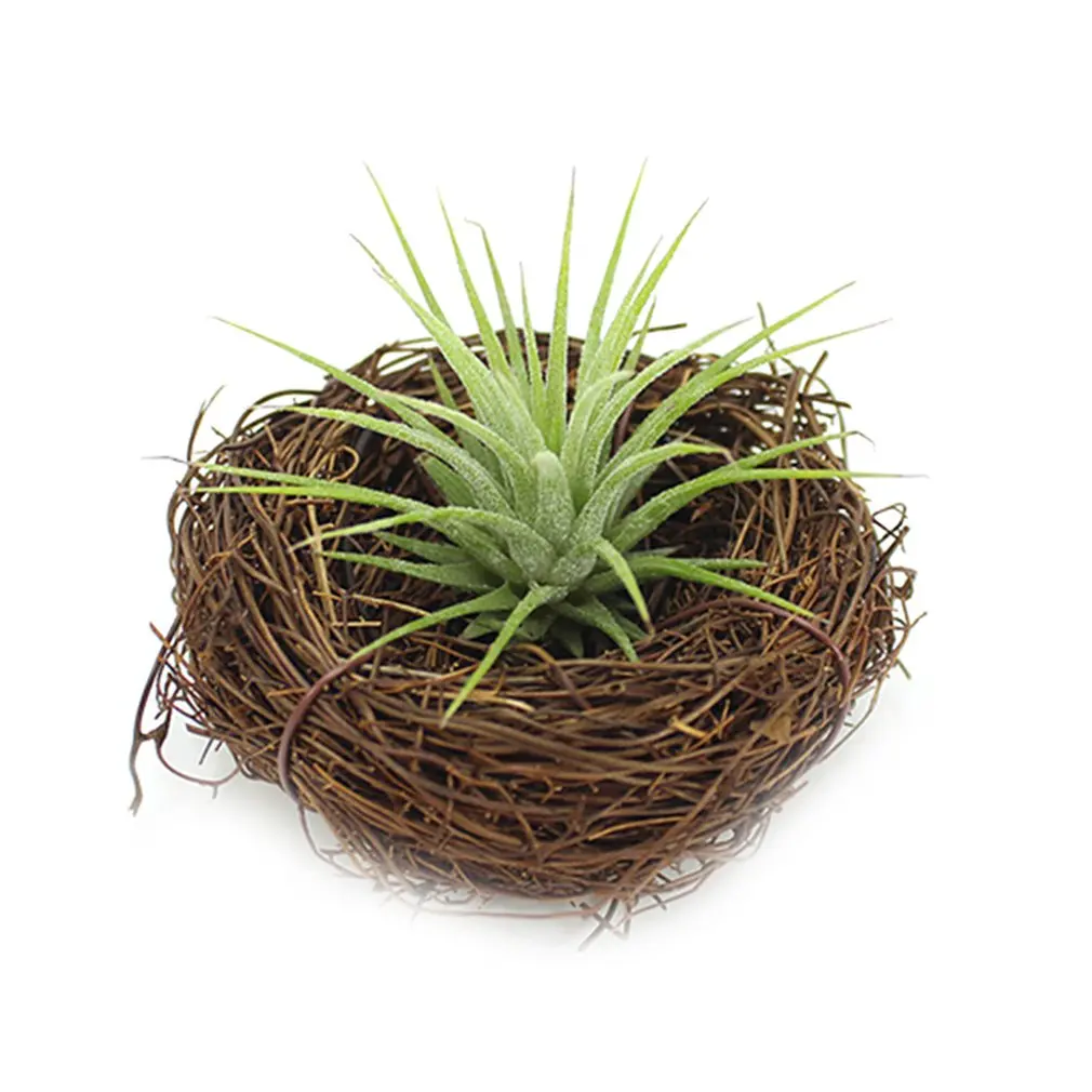 Rattan Nesting Bird Nest Props Handicrafts Henhouse Home Decoration Decoration Natural Handmade Easter Bird's Nest
