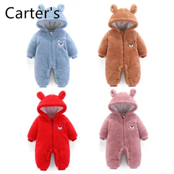 

Carter's Newborn baby clothes one-piece autumn winter suits thickened warmth men and women baby outing clothes winter clothes
