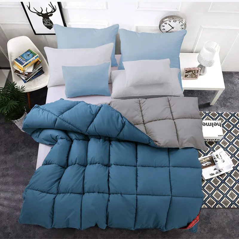 

White Goose Feather Silk Quilt Student Quilt Thickened in Winter Warm Quilt White Duck Down Spring and Autumn Quilt Core