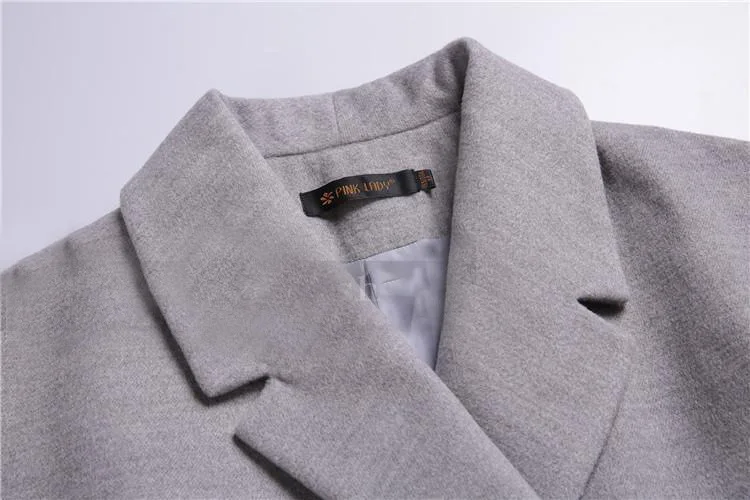 Plus Size M-3XL Korean Winter Long Overcoat Women Pocket Solid Warm Daily Outfit Handmade Slim Fit Coat Thick Outwear Casual Top