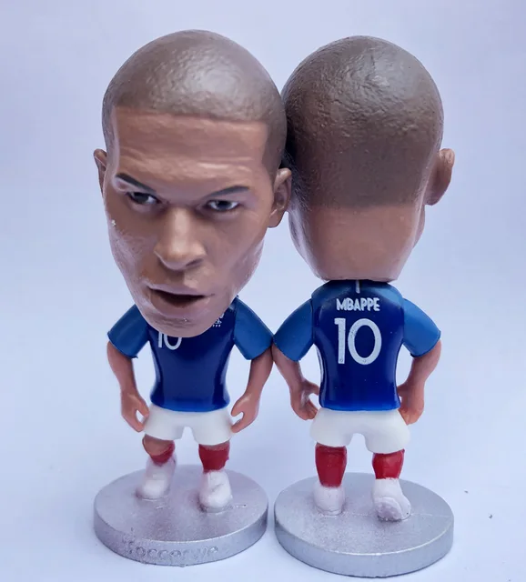 Cute Soccer Star Football Figure PVC Cake Decoration Doll 2020 Football Player Toys Fans Souvenir Birthday Gift Micro Landscape Mbappe-GJ