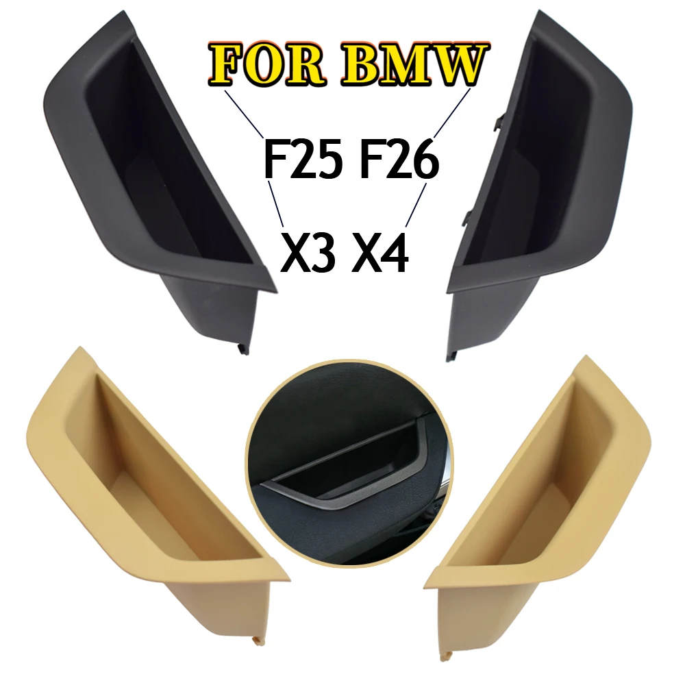 자동차 인테리어 내부 도어 핸들 풀 트림, Bmw F25 F26 X3 X4 2011-2017 호환, 전면 좌측 우측