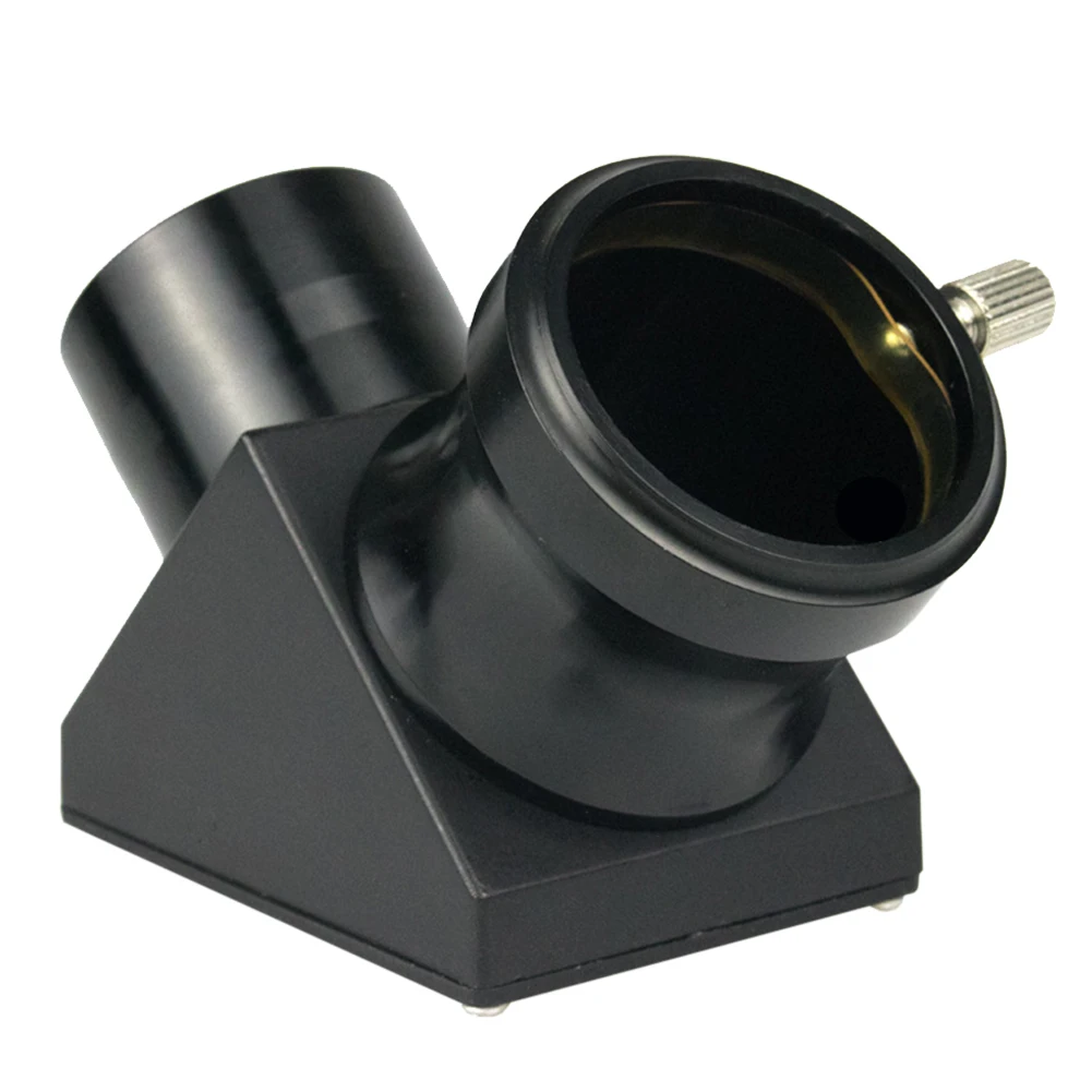 1,25 дюймов 90 градусов пластиковый адаптер черный портативный телескоп с окуляром аксессуары Диагональное зеркало широкий угол легко установить призму