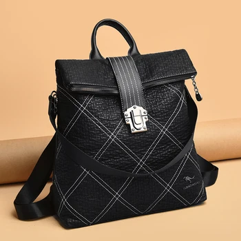 

Designer Backpack Purse Leather Travel Large Capacity Waterproof Back Pack High Quality Brand Bags for Women Mochilas Para Mujer