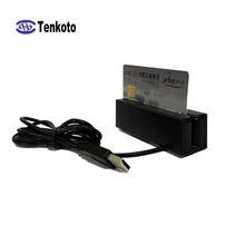 Универсальная Двусторонняя vip-карта высокой и низкой со тремя полными дорожками MSR полоса контроля доступа USB считыватель магнитных карт