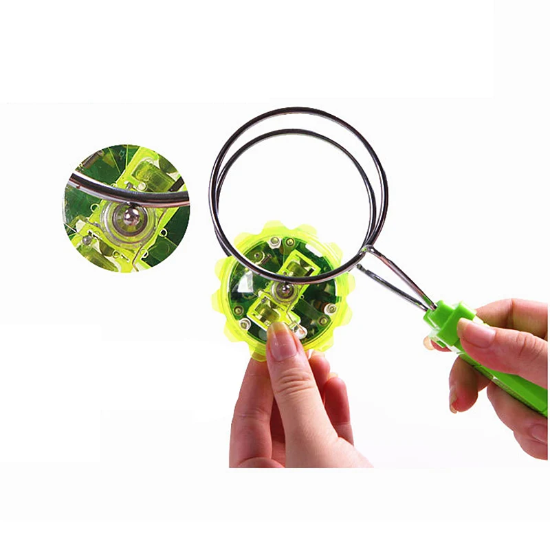 Горячая Распродажа новые магические гироскопические красочные Волшебные летающие магнитные спиннинговые Топы флэш-YO-YO детские игрушки