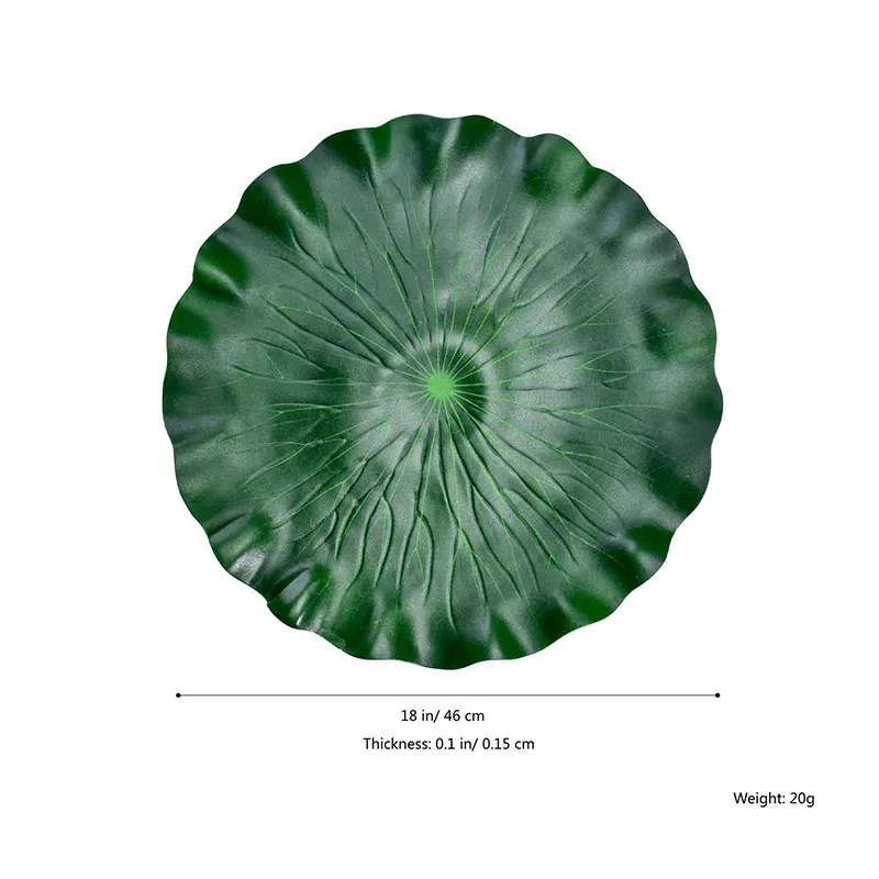 1 шт. декоративный коврик лист лотоса EVA настольная подставка для чашки Круглые