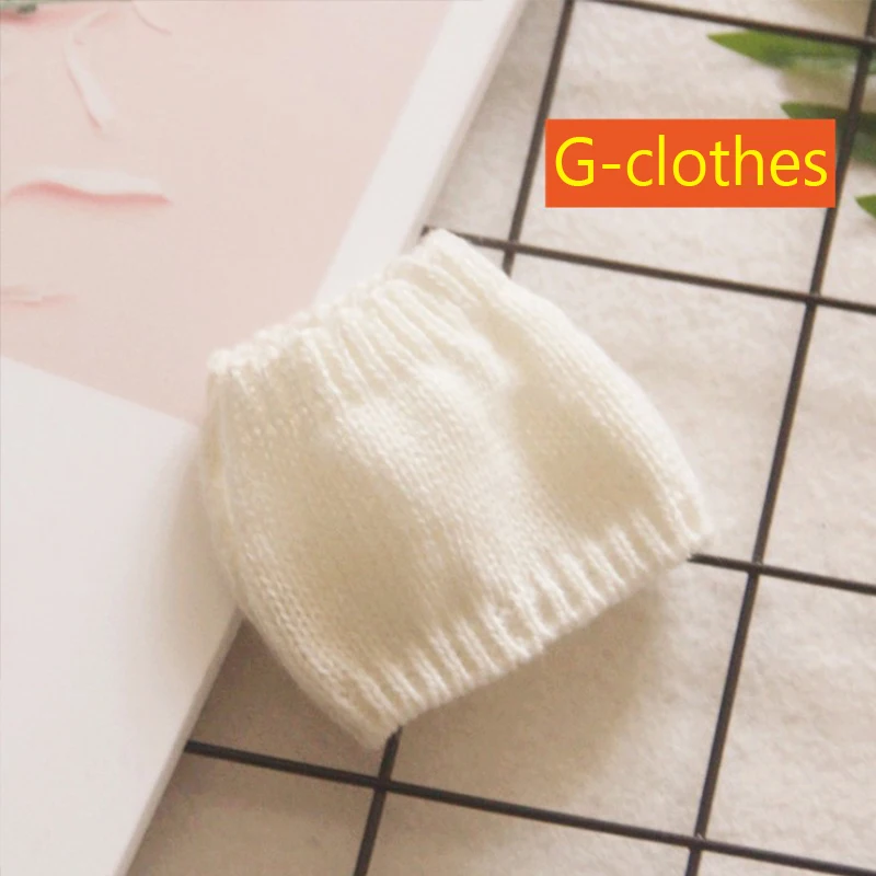 G-clothes Корейские кавайные мягкие комбинезоны для кукол, комбинезон, шапка, штаны, сумка, плюшевые игрушки, вязаная одежда, аксессуары для кукол, хлопковые рождественские подарки - Цвет: G-clothes