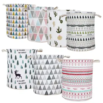 

Dirty Laundry Basket Kids Toys Holder Bucket Organizer Foldable Laundry Basket Clothes Storage Bag Home Sundries Storage Barrel