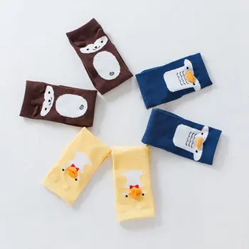 

0-4Y Baby Girls Boys Cartoon Infant Soft Cotton Knee High Hosiery Stockings
