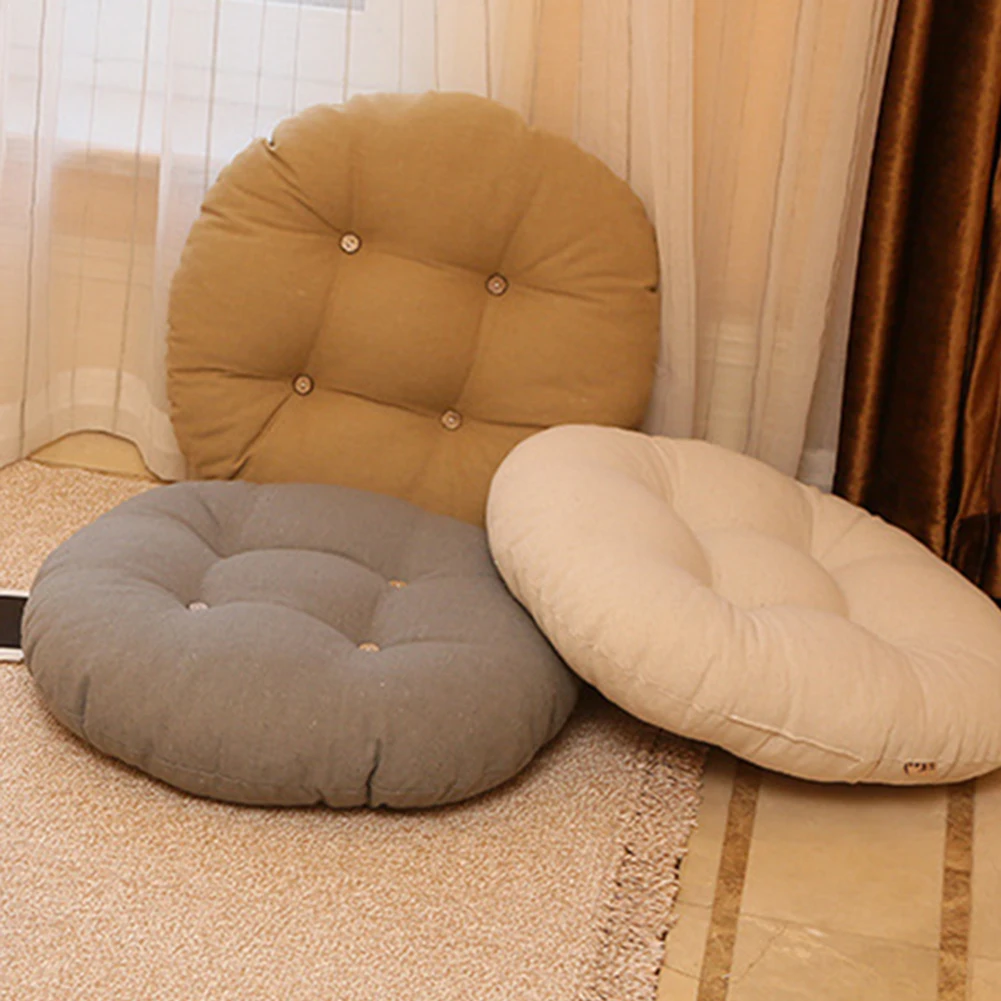 Подушка для сидения, утолщенная мягкая круглая подушка для стула татами, пол для балкона, подушка для сидения, коврик, домашняя поставка кресла, подушки для сидения, диванная подушка