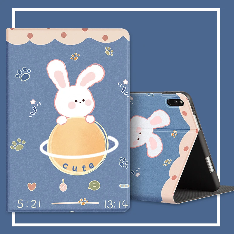 

For Huawei MatePad M6 10.8" case, for Huawei MatePad 10.4" M6 8.4" M5 8"/10.1" Pro 10.8" automatic sleep smart silicone case