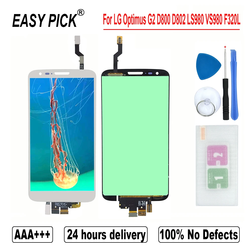 Skup Dla lg optimus G2 D800 D801 D802 D803 D806 LS980 VS980 F320L F320S D805 wyświetlacz LCD ekran dotykowy digitalizacją montaż z bezpłatnych narzędzi w