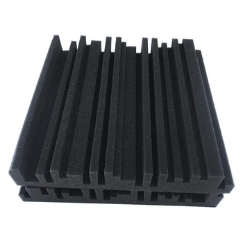 

12 Pcs Sound-Absorbing Foam Board, Studio Wedge-Shaped Brick, Sound-Absorbing Foam Sound-Absorbing Room Panel