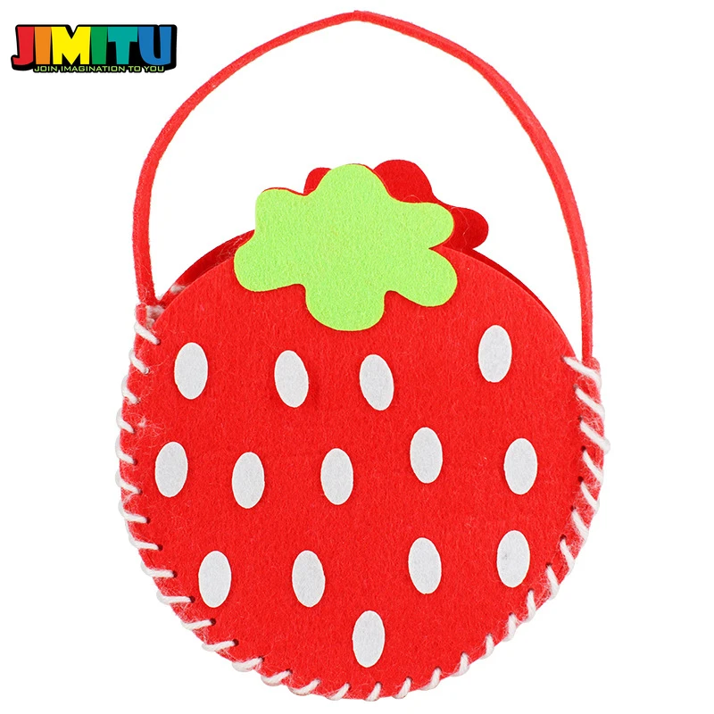 Нетканая Ткань DIY сумка Детская игрушка Ремесло Мини сумка Нетканая ткань красочная ручная работа сумка Мультяшные животные детские сумки