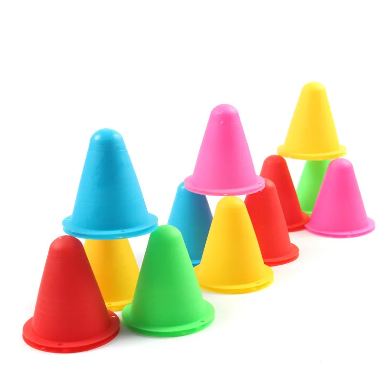 

Skate Marker Cones Roller Football Soccer Training Equipment Marking Cup Soft Pile Roller Skating Practice Obstacle