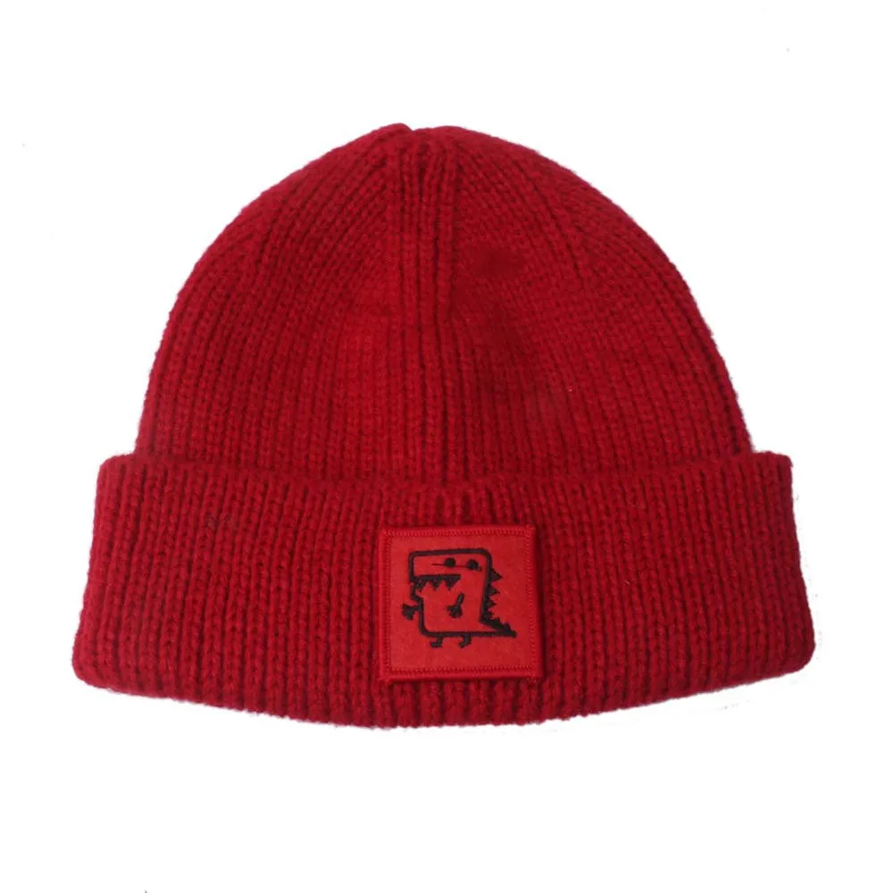 Зимняя женская шапка, Вязанная, одноцветная, skullies, шапочки для женщин, сохраняющая тепло, вязанный динозавр, Теплый головной убор, шапка Mother& Me, шапка