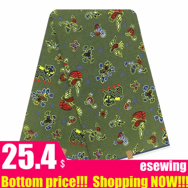 Феникс hitarget Анкара настоящий Африканский Воск Принт хлопок ткань высокого качества для женщин платье Шитье