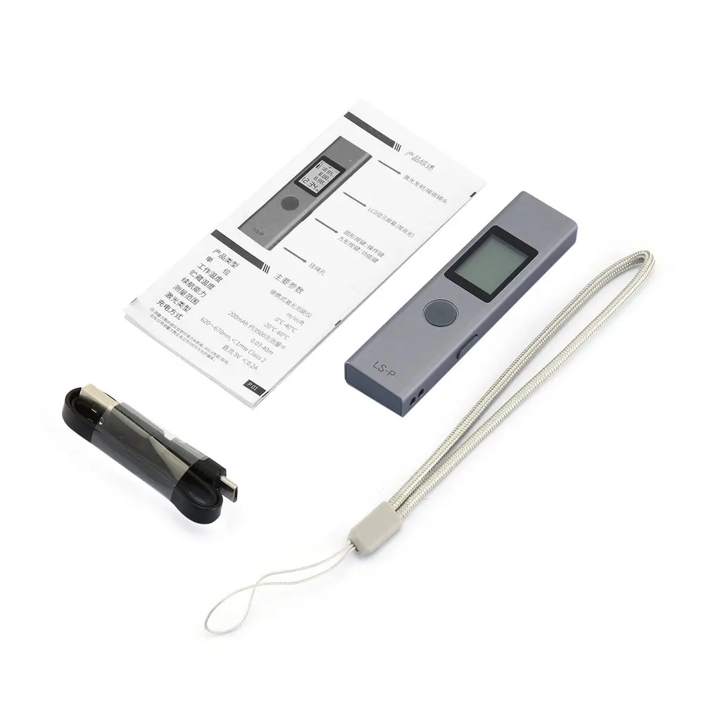 LS-P Laser Rangefinder Handheld Distance Meter Electronic Laser Measure Distance Instrument USB Charging Digital Rangefinder LS-P Laser Rangefinder Handheld Distance Meter Electronic Laser Measure Distance Instrument USB Charging Digital Rangefinder