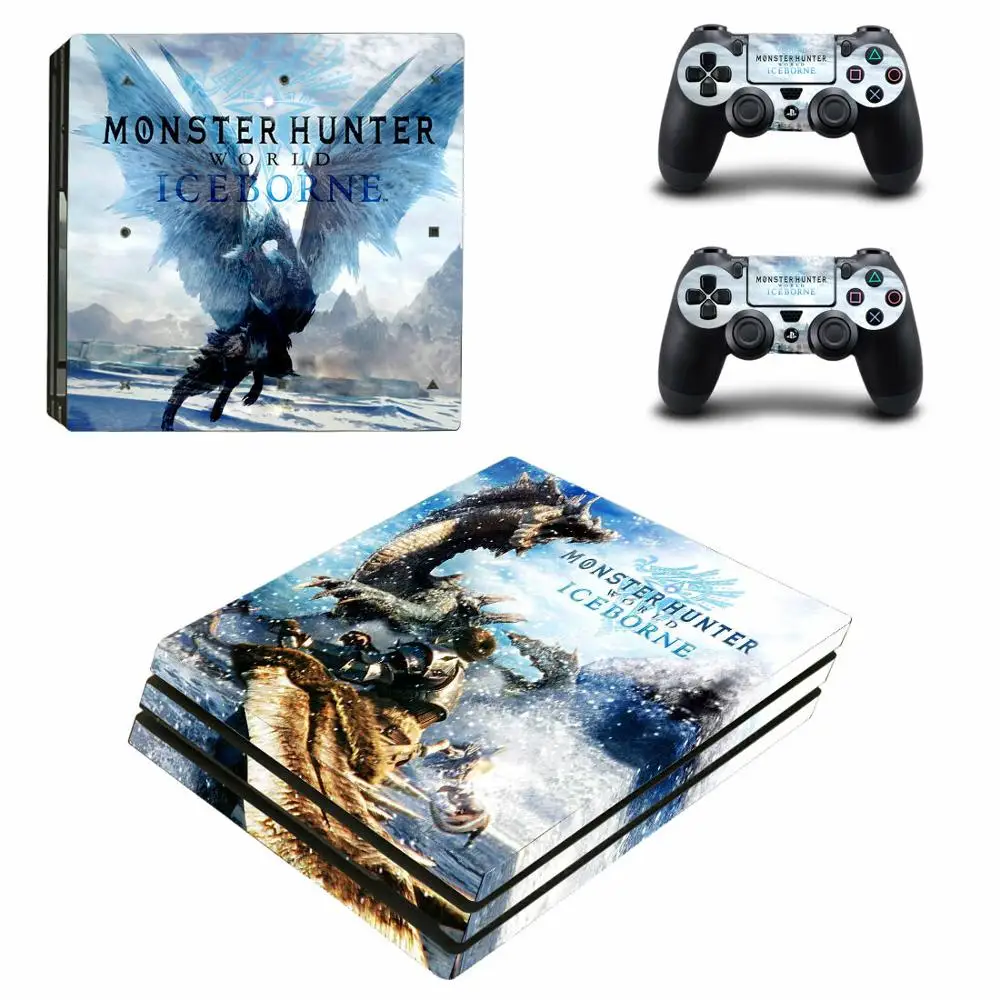 PS4 Pro стикер s Monster Hunter World Iceborne PS 4 Pro Кожа Стикеры для playstation 4 Pro консоль и контроллер - Цвет: YSP4P-3489