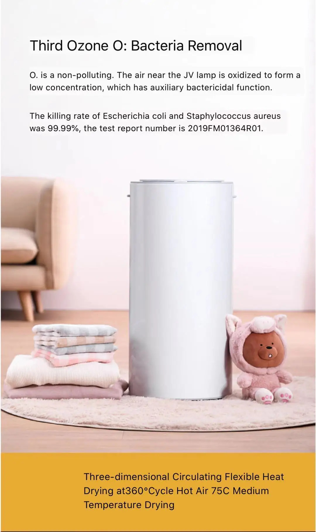 Xiaomi Smart прачечная дезинфекционная сушилка 35L Емкость Высокая мощность стерилизация сушка обуви сушилка для одежды уф стерилизация