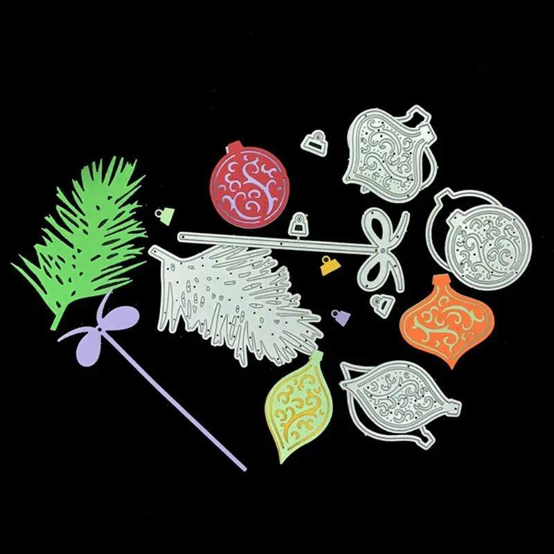 Christmas Cutting Dies Metal Stencils Scrapbooking Tool DIY Craft Carbon Steel Embossing Template for Paper Card Making