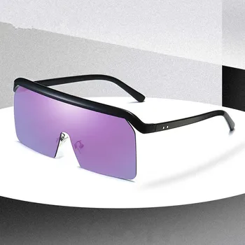 

Oversized Man's One-piece Lens Party Aesthetics Sunglasses Integrated Women's Sun Glasses Outdoor Cycling Sports Sunglasses