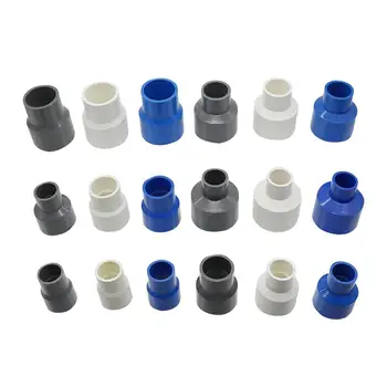 PVC 직선 감소 커넥터, 파이프 감속기 어댑터, 관개 수도관 피팅, 25-20mm, 40-32mm, 40/32-20/25mm, 1PC