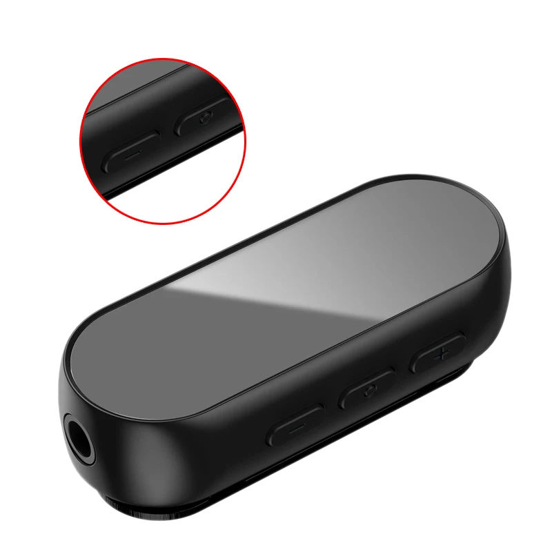 ABHU-Bluetooth 5.0 Receiver for 3.5mm Jack Headphones AUX Wireless Adapter for Baseus Headphones Wireless Bluetooth Receiver