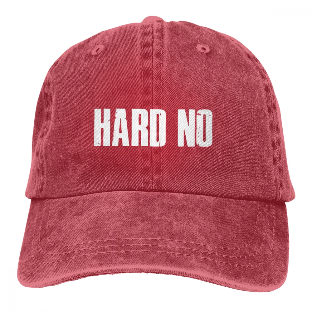 Жесткий No Casquette черный унисекс Мужские Женские джинсовые бейсболка с ремешком кепки Регулируемый Гольф папа шляпа