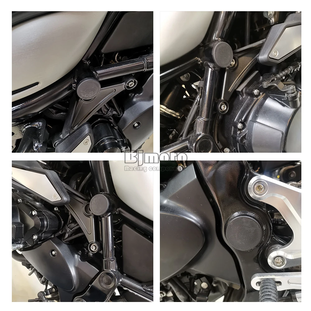 BJMOTO 4 шт. мотоциклетные рамки колпачки Набор для Kawasaki Z900RS Z 900 RS рамка отверстие заглушка