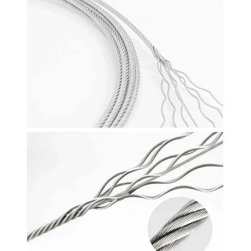 SS304 stainless steel wire rope cable 1X7 Structure 0.4-3MM Diameter and 7x7 Structure 0.6-8MM Diameter Wire Rope Cable (5)