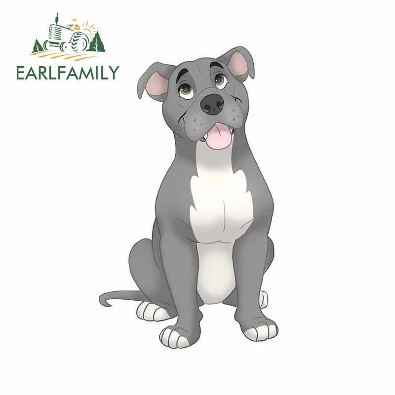 Earlfamily 13Cm X 8Cm Per Blue Pit Bull Dog Adesivi Per Auto Da Moto Decalcomania In Materiale Vinilico Protezione Per Portiera Dell'Auto Decorazione 