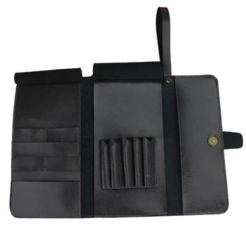 

Sharontis Professional Hairdressing Scissors Toolkit Hair Stylist Special Leather Haircut Scissors Bag