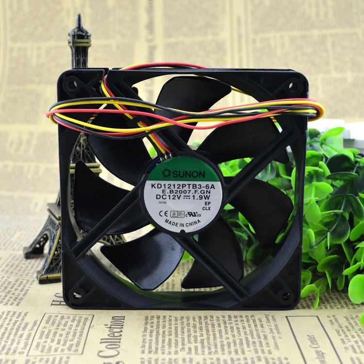 Для SUNON KD12PTB3-6A E. B2007.F. GN DC12V 1,9 W