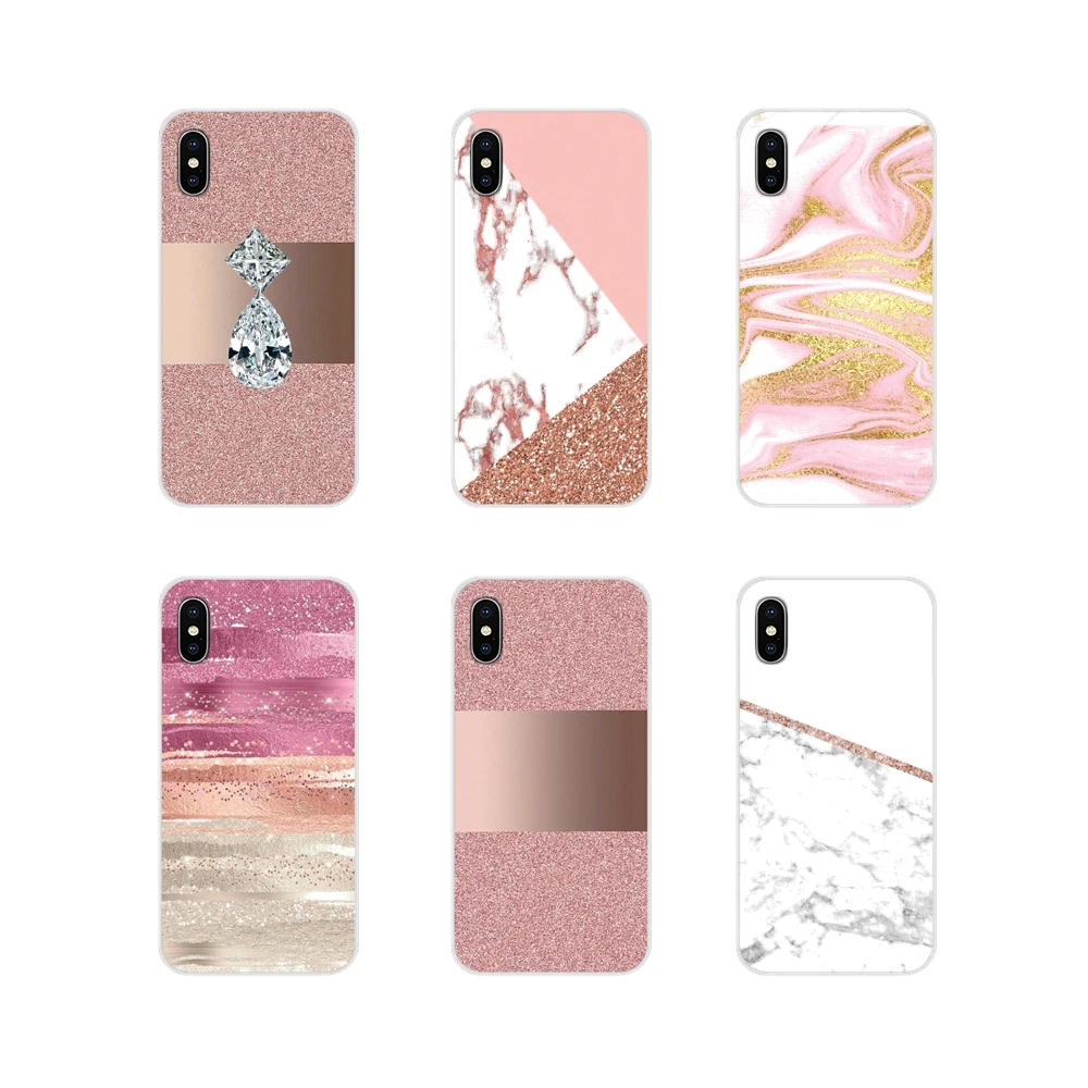 Accessories Phone Cases Covers For Xiaomi Redmi 4A S2 Note 3 3S 4 4X 5 Plus 6 7 6A Pro Pocophone F1 girly rose Gold Pink print | Мобильные