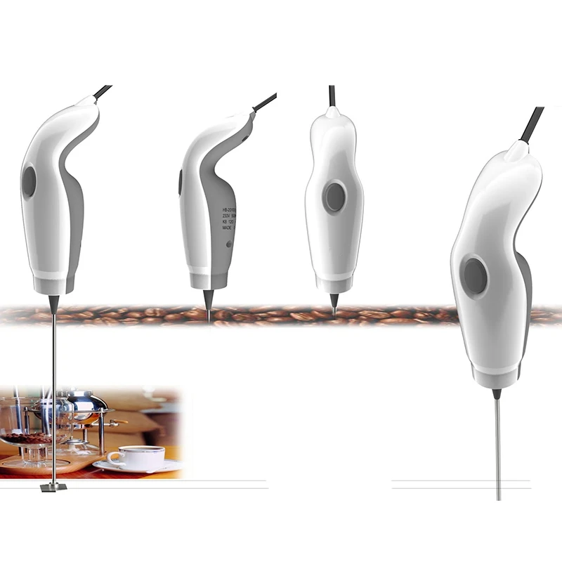 220V Electric Hand Mixer Mixer Egg Beater Mixer Mini Smoothie Milking Device Mixer Eggbeater Home Kitchen Cooking Tools with EU