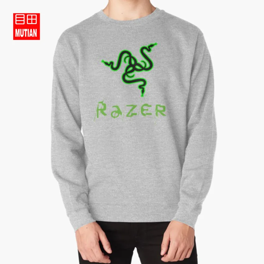 Толстовки с капюшоном с логотипом razer игровой компьютер razer