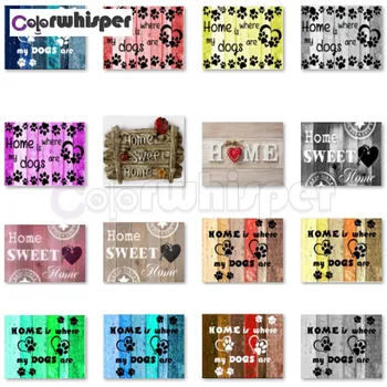 

Diamond Painting 5D Full Square/Round Drill Home Sweet Heart Dog Daimond Embroidery Painting Cross Stitch Mosaic Picture Z717