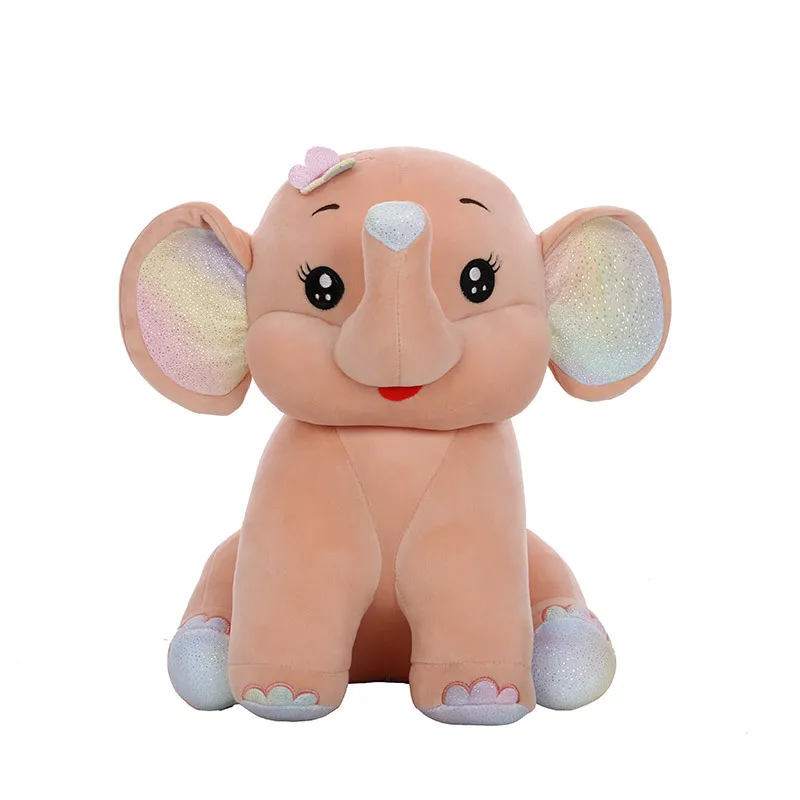 

Hot New 40CM/55CM Plush Elephant With Cute Giant Ears Soft Stuffed Animals Dolls Sofa Furry Cushion For Kids Girls Holiday Gifts