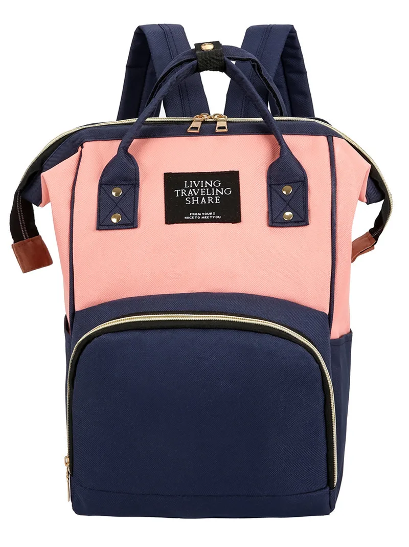 Large capacity Jagged bag Backpack bag Multi-function Travel Backpack Baby pregnant Mummy bag Student bag Fashion new backpack - Цвет: J