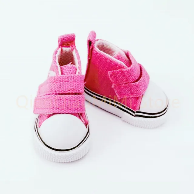 Adollya BJD Doll Accessories 5cm Shoes High Top Canvas Sneakers Fashion Casual Shoes for Doll BJD Suitable for 1/6 Dolls 4