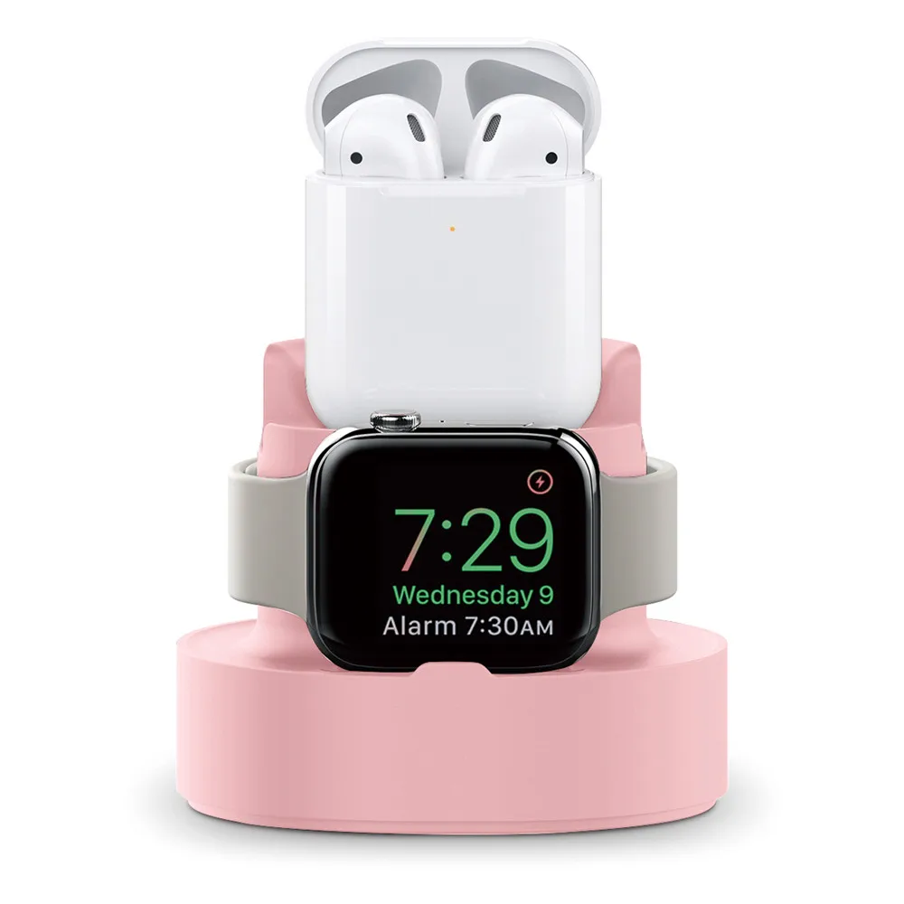 Силиконовая подставка для часов Apple Watch 2 в 1 предназначена 5 4 3 совместима со всеми