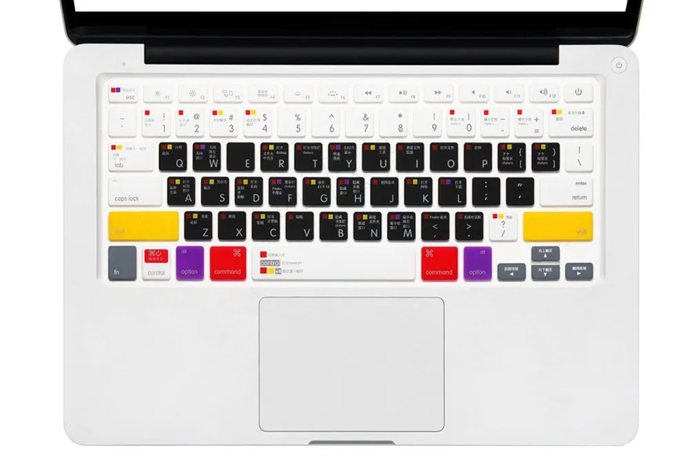 HRH китайская функциональная клавишная клавиатура Защита кожи для Mac OS X OSX M CC 2