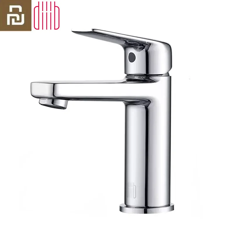 Youpin Diiib Dabai Bathroom Basin Faucet Chrome Single Handle Kitchen Sink Cold and Hot Mixer Water Tap Wash | Обустройство дома