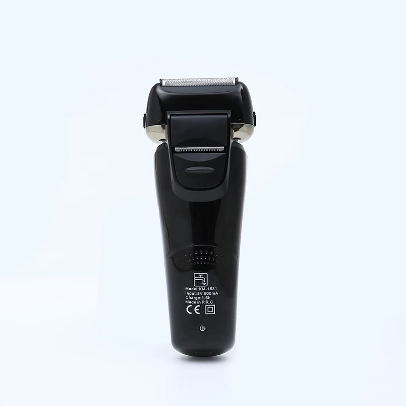 Kemei 220 В электробритва умный светодиодный дисплей бритва USB портотивная Зарядка для бритвы мужские высококачественные повседневные предметы первой необходимости KM-1531