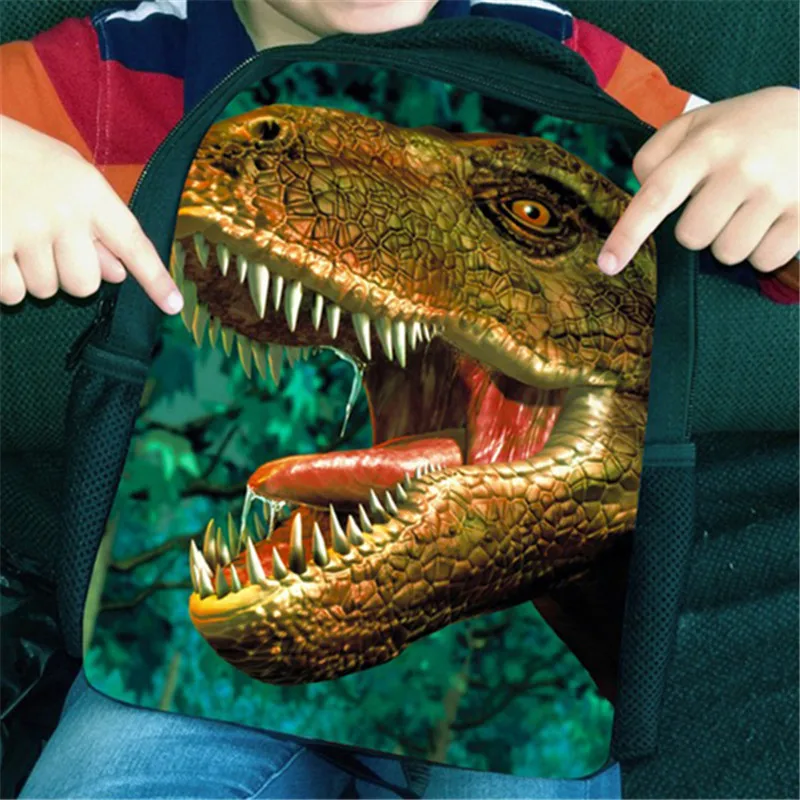 3pcs/set Dinosaur Printing Kindergarten Schoolbag Toddler Backpack School Bags for Kids Boys Satchel Mochila Escolar