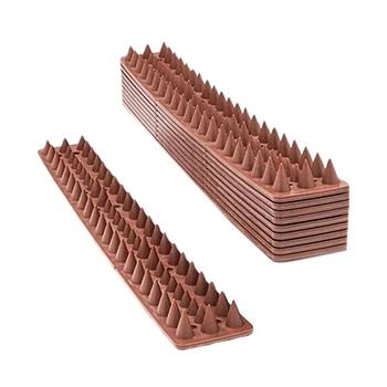 

10Pcs 48.5Cm Plastic Bird And Pigeon Spikes Anti Bird For Get Rid Of Pigeons And Scare Birds Pest Control